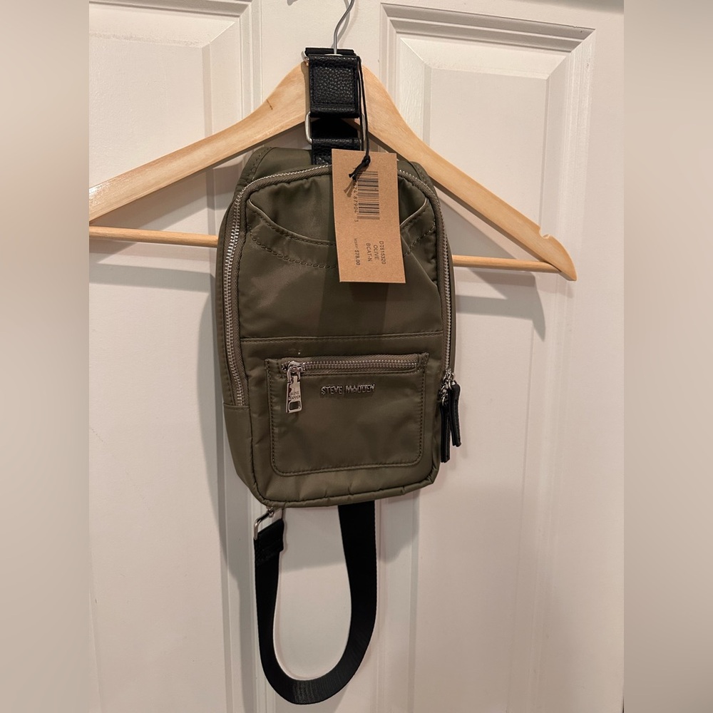 Steve Madden Olive Green Crossbody/Belt Bag